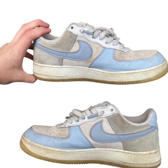 2019 Nike Air Force 1 Low 07 Light Armory Blue Size 10 ao2425-400 - Picture 4 of 13